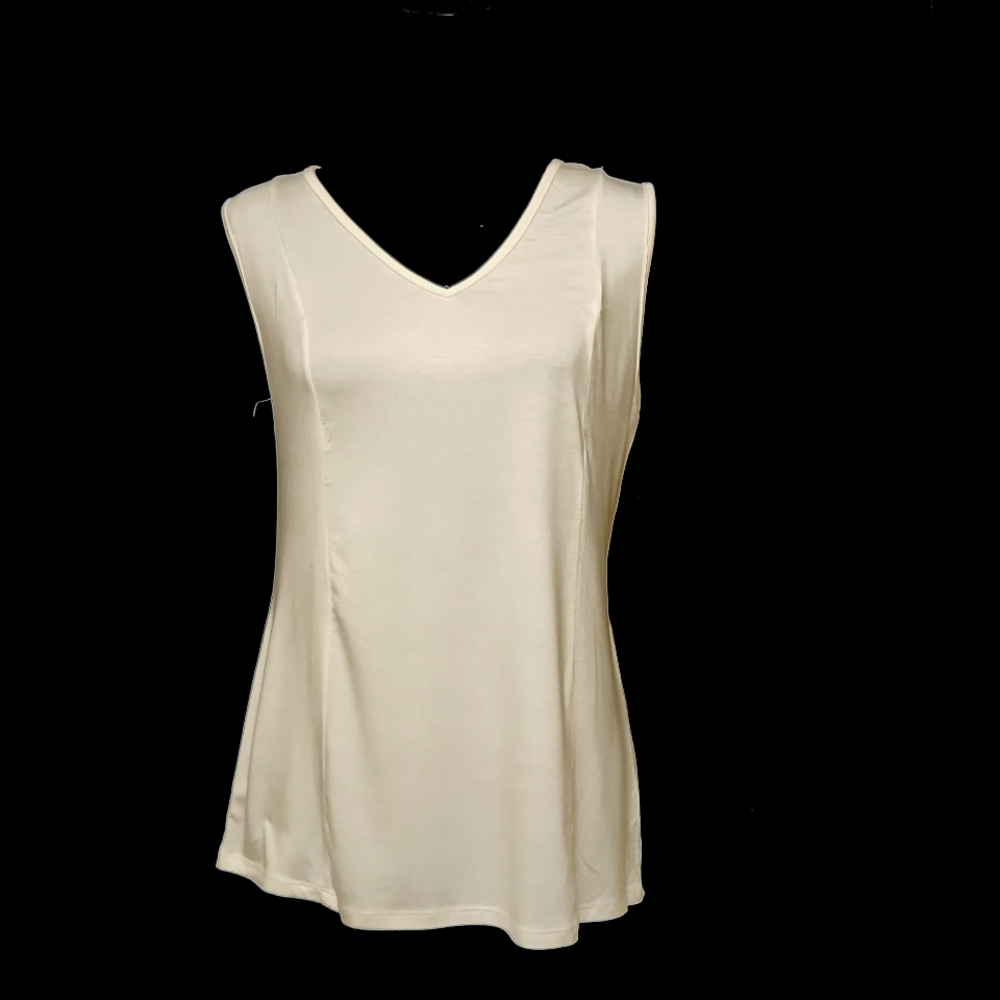 White Sz. M Cha Cha Vente tunic blouse